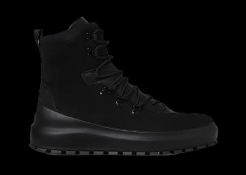 Stone Island Lace-Up Ankle Boots Black