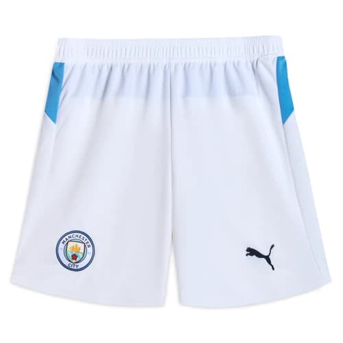 PUMA MCFCREPLICA SS25 Soccer Bottom Manchester City Fan Edition Men's White/Light Blue