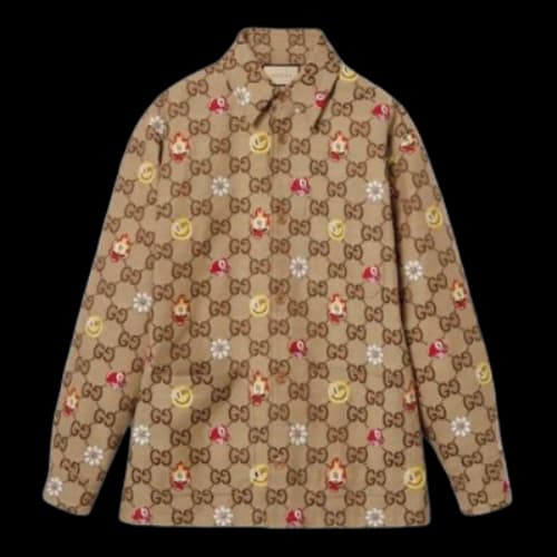 Gucci Maxi GG Canvas Jacket 'Beige'