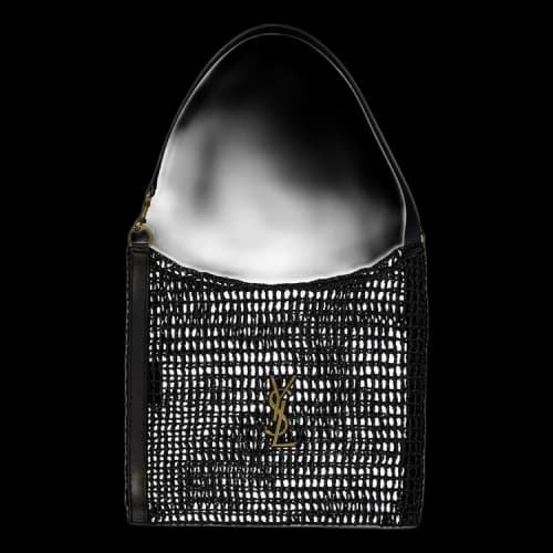 Saint Laurent Oxalis Logo Plaque Shoulder Bag 'Black'