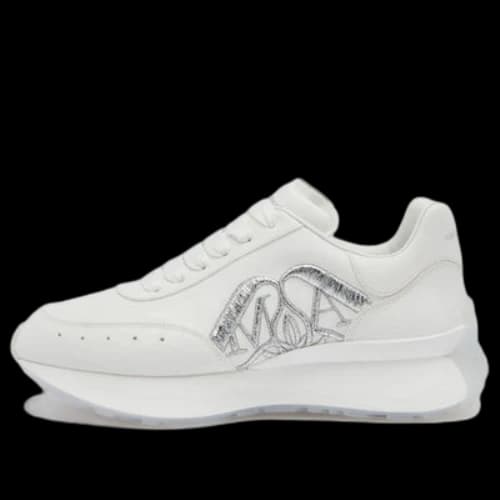Alexander McQueen Sprint Runner 'White Silver' (Women's)