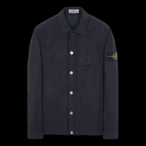 STONE ISLAND Button Down Shirt 'Black'