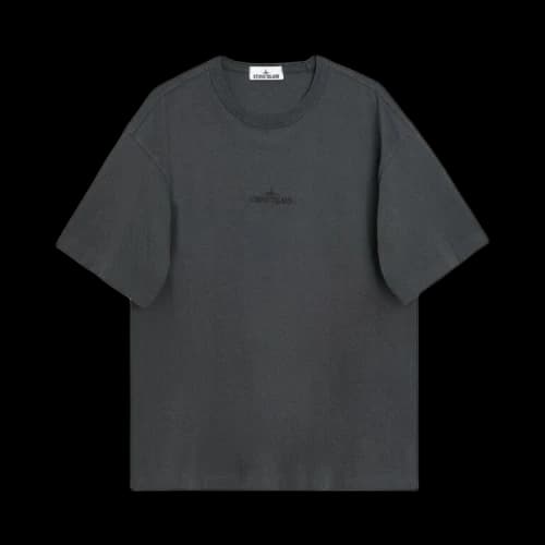 Stone Island Logo T-Shirt 'Charcoal'