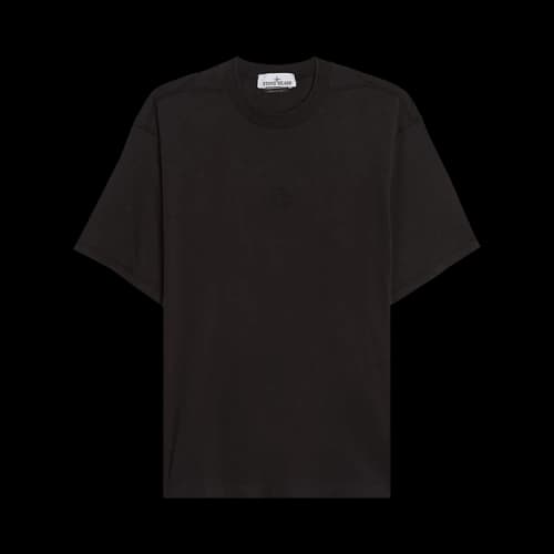 Stone Island Embroidery Logo T-Shirt 'Black'