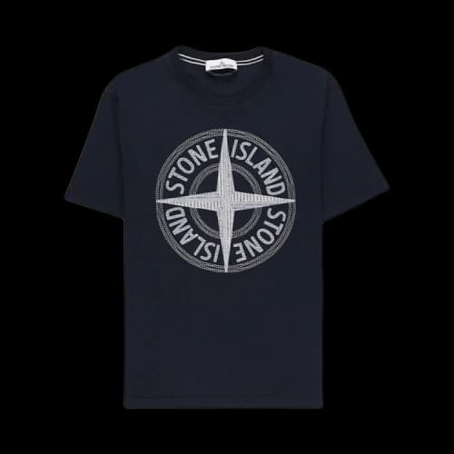 Stone Island Front Logo T-Shirt 'Navy'