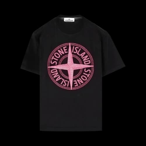 Stone Island Compass Print T-Shirt 'Black'