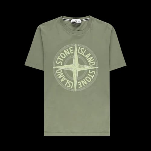 Stone Island Front Logo T-Shirt 'Sage'