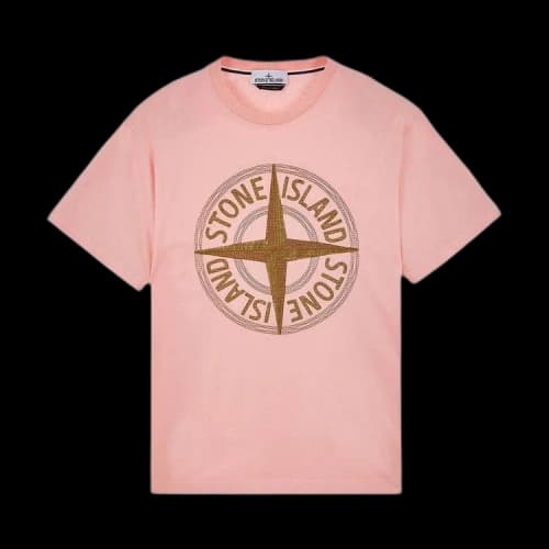 Stone Island Short-Sleeve T-Shirt 'Pink'