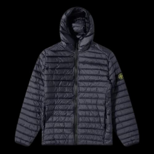 STONE ISLAND Logo Patch Down Padded 'Navy'