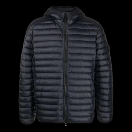 STONE ISLAND Lightweight Hooded Down Jacket 'Black'
