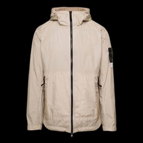 STONE ISLAND Crinkle Reps Hooded Jacket 'Dove Grey'