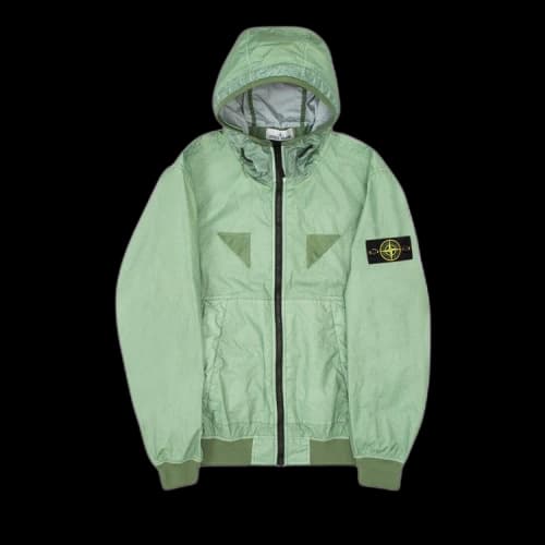 STONE ISLAND Logo Patch Puffer Jacket 'Sage'