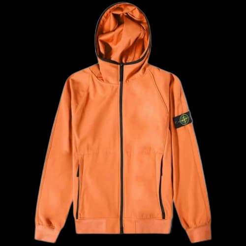 Stone Island Light Soft Shell-R Jacket Orange