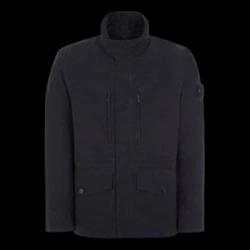 STONE ISLAND Ghost Piece O-Ventile Field Jacket 'Black'