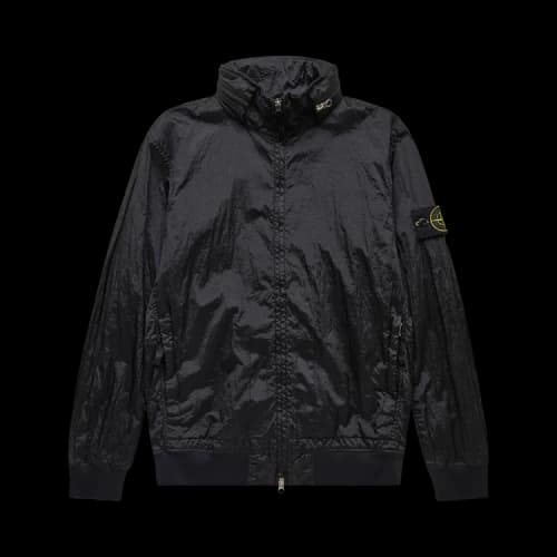 STONE ISLAND Compass Patch Long-Sleeve Bomber Jacket 'Black'