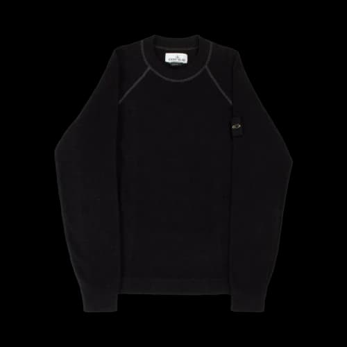 Stone Island Fluffy Knit Pullover 'Black'