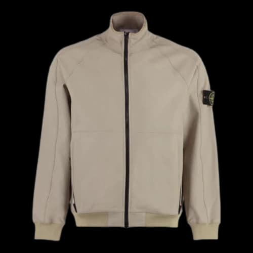 STONE ISLAND Waffen Patch Tech Track Jacket 'Tan'