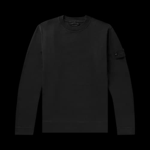 STONE ISLAND Ghost Crewneck Sweatshirt 'Black'