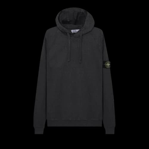 Stone Island Felpa Logo Patch Hoodie 'Charcoal'