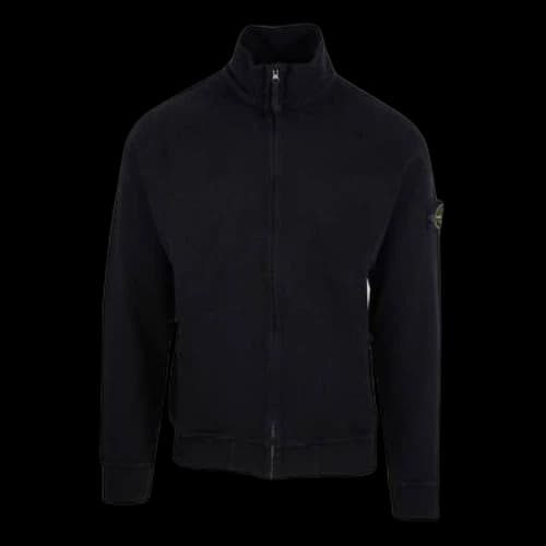 STONE ISLAND Zip Sweatshirt 'Black'