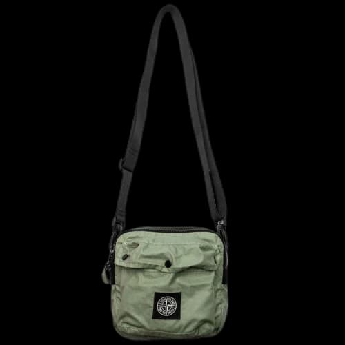Stone Island Musola Gomata Logo Shoulder Bag 'Sage'