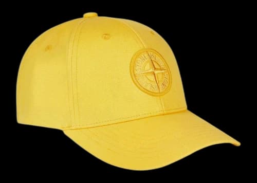 Stone Island Logo Cap Yellow