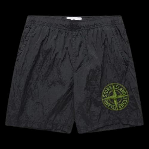 Stone Island Logo Shorts 'Black'