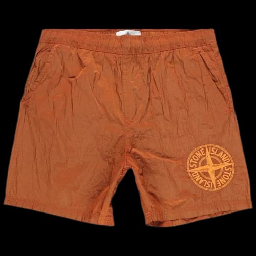 Stone Island Logo Shorts 'Sienna'