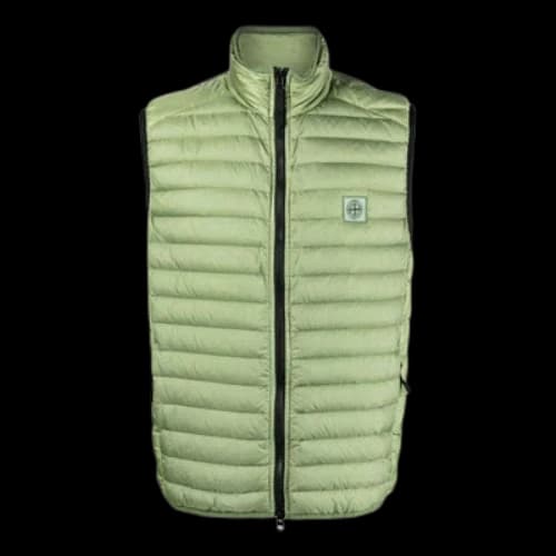 STONE ISLAND Logo Patch Vest 'Green'