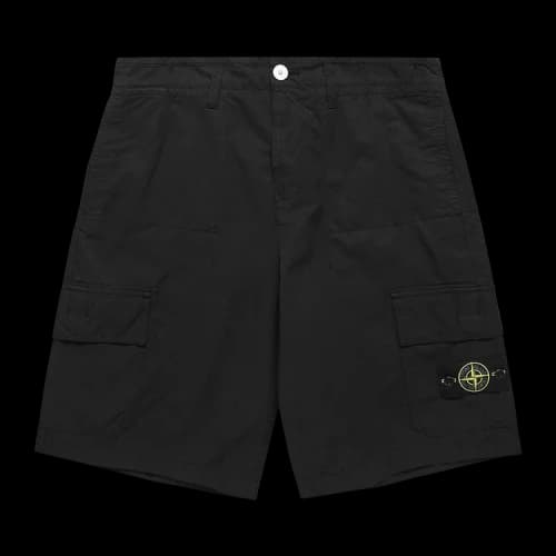 Stone Island Bermuda Wide Leg Shorts 'Black'