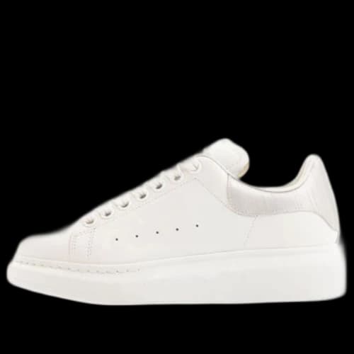 Alexander McQueen Oversized Sneakers 'Silver White' (Women's)