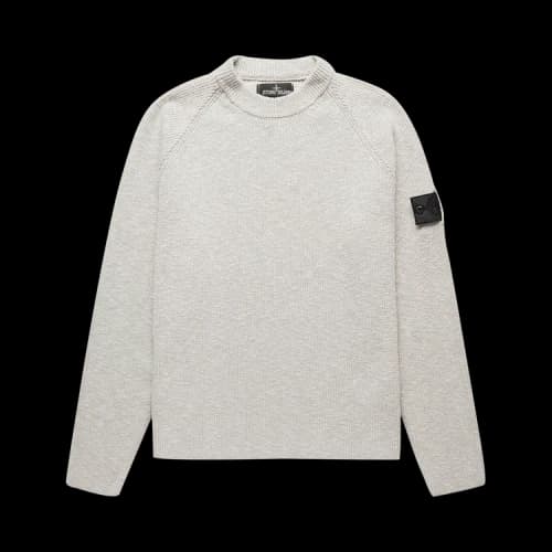 STONE ISLAND Shadow Project Logo Patch Knitted Jumper 'Grey'