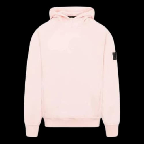 STONE ISLAND Shadow Project Cotton Fleece Popover Hoodie 'Pink'