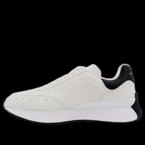 Alexander McQueen Sprint Runner Sneakers 'White Black' (Women's)