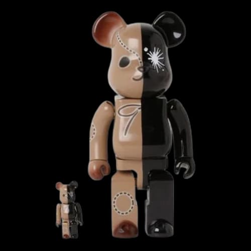 Bearbrick BE@RBRICK MIHARA YASUHIRO Black Brown 100%+400%