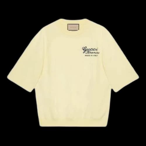Gucci Embroidery Cotton Sweatshirt 'Ivory'