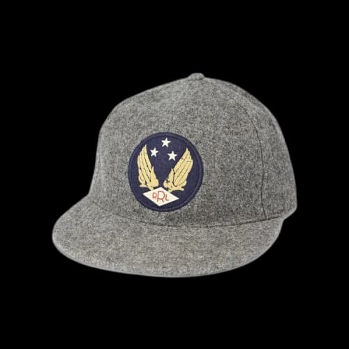 Polo Ralph Lauren Wool Logo Baseball Cap 'Grey'