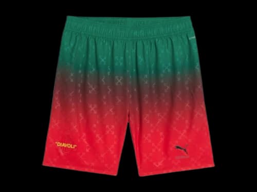 OFF-WHITE x Puma AC Milan Authentic Shorts Red/Black