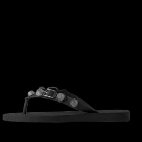 Balenciaga Cagole Thong Sandals 'Black' (Women's)