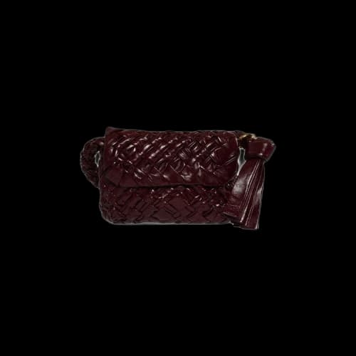 Bottega Veneta Kalimero Citta Intreccio Shoulder Bag 'Barolo'