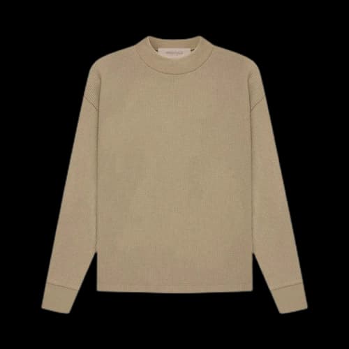 Fear of God Essentials Kids Mockneck Waffle 'Oak'