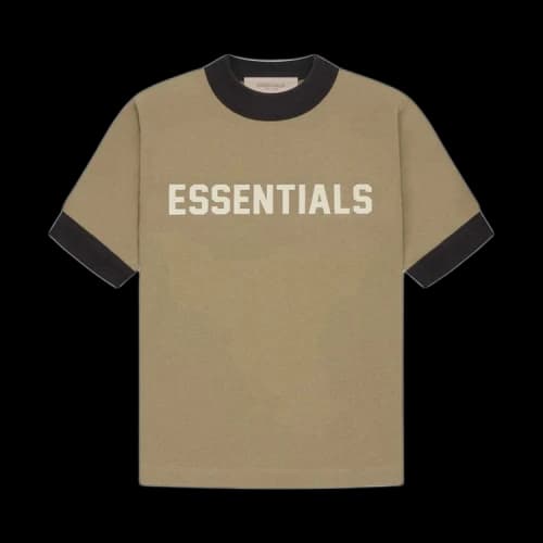 Fear of God Essentials Kids Ringer Tee 'Oak'