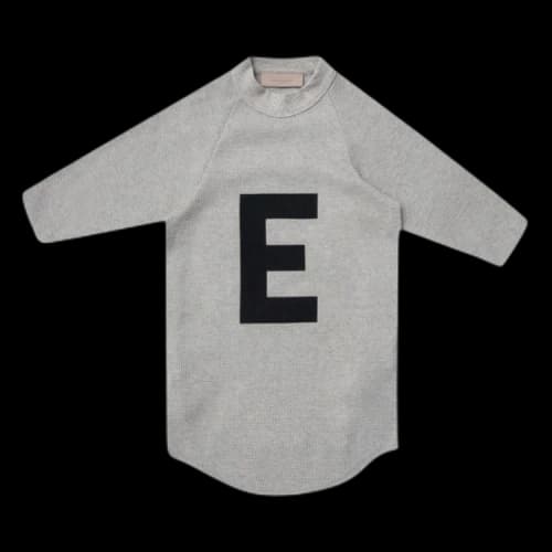 Fear of God Essentials Kids Big E Waffle Tee 'Oatmeal'