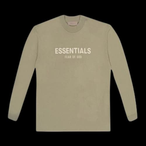 Fear of God Essentials Kids Long-Sleeve Tee 'Seafoam'