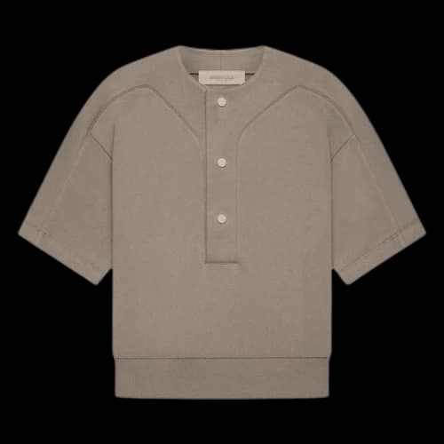 Fear of God Essentials Kids Oversized Henley 'Desert Taupe'