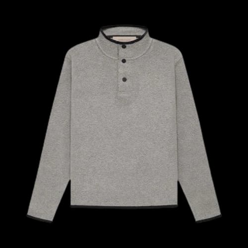 Fear of God Essentials Kids Polar Fleece Pullover 'Dark Oatmeal'