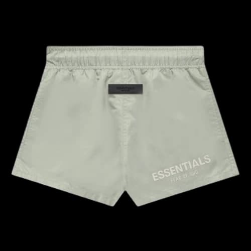 Fear of God Essentials Kids Running Short 'Seafoam'