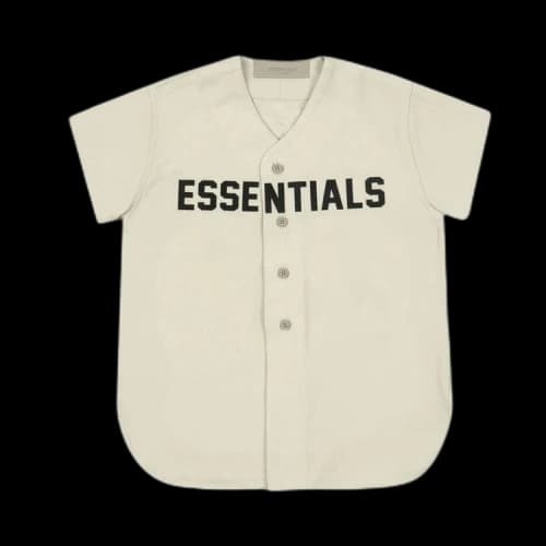 Fear of God Essentials Kids Baseball Jersey 'Wheat'