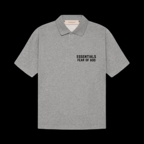 Fear of God Essentials Kids Short-Sleeve Polo 'Dark Oatmeal'