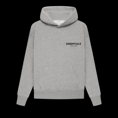 Fear of God Essentials Kids Essentials Hoodie 'Dark Oatmeal'